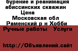 бурение и реанимация абиссинских скважин › Цена ­ 2 000 - Московская обл., Раменский р-н Хобби. Ручные работы » Услуги   